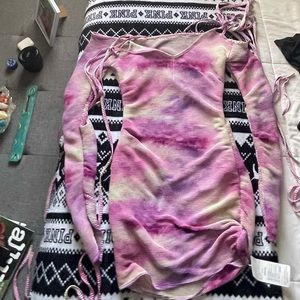 colorful dress with strings.